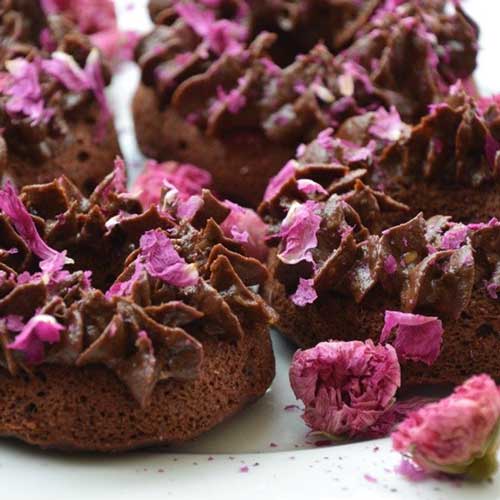 Vegan Oil-Free Chocolate Donuts with Chocolate Frosting