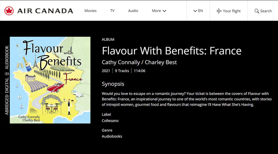 Air Canada Features Flavour with Benefits: France on Their Inflight Entertainment