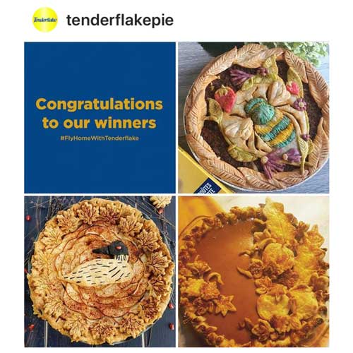 Fly Home with Tenderflake Contest